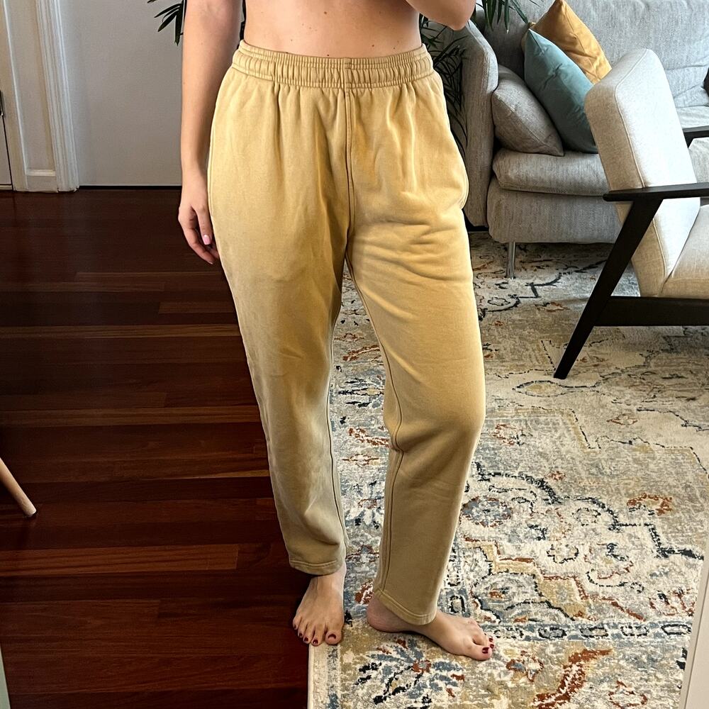 Yellow Label Yelabel jogger pants bodega pants size XS mustard yellow New